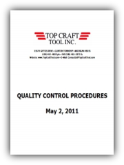 Quality Control Procedures