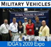 Gary Kimmen and other Global Tooling Alliance Members at Military Vehicle Show