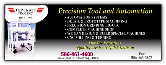 Presision Tool and Automation from Top Craft Tool